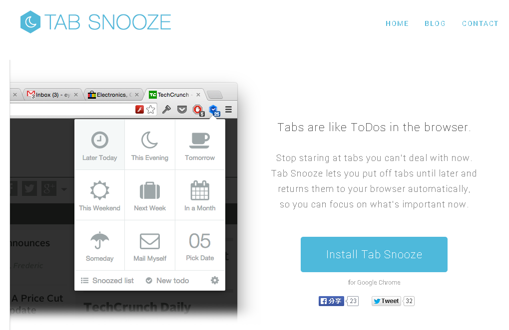 Tab Snooze Sekme Trafiğini Azaltıyor 2 Tab Snooze