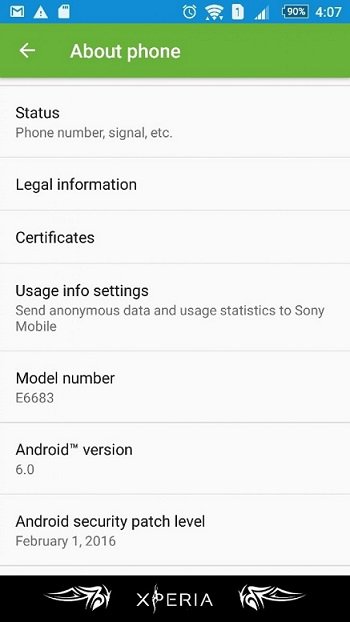 Sony Xperia Z5 Android 6.0 Marshmallow güncellemesi almaya başladı! 2 Sony Xperia Z5 Android 6.0 Marshmallow güncellemesi almaya başladı!