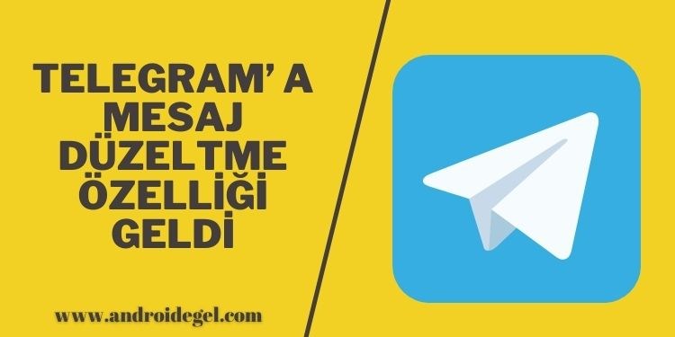 Telegram' a Mesaj Düzeltme Özelliği Geldi 1 Telegram' a Mesaj Düzeltme Özelliği Geldi