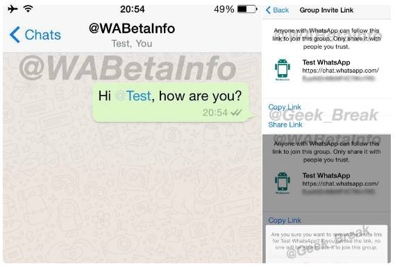 WhatsApp Etiketleme Özelliğine Sahip Oluyor! 2 WhatsApp Etiketleme Özelliğine Sahip Oluyor!