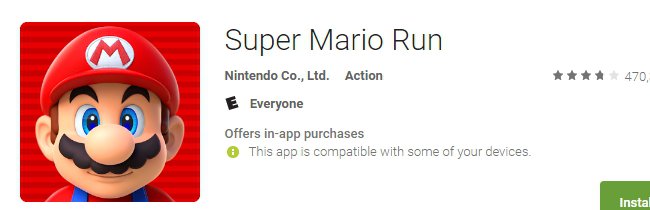 En popüler Android Uygulamaları: Super Mario Run, Card Wars, Color Jump 3 Super Mario Run