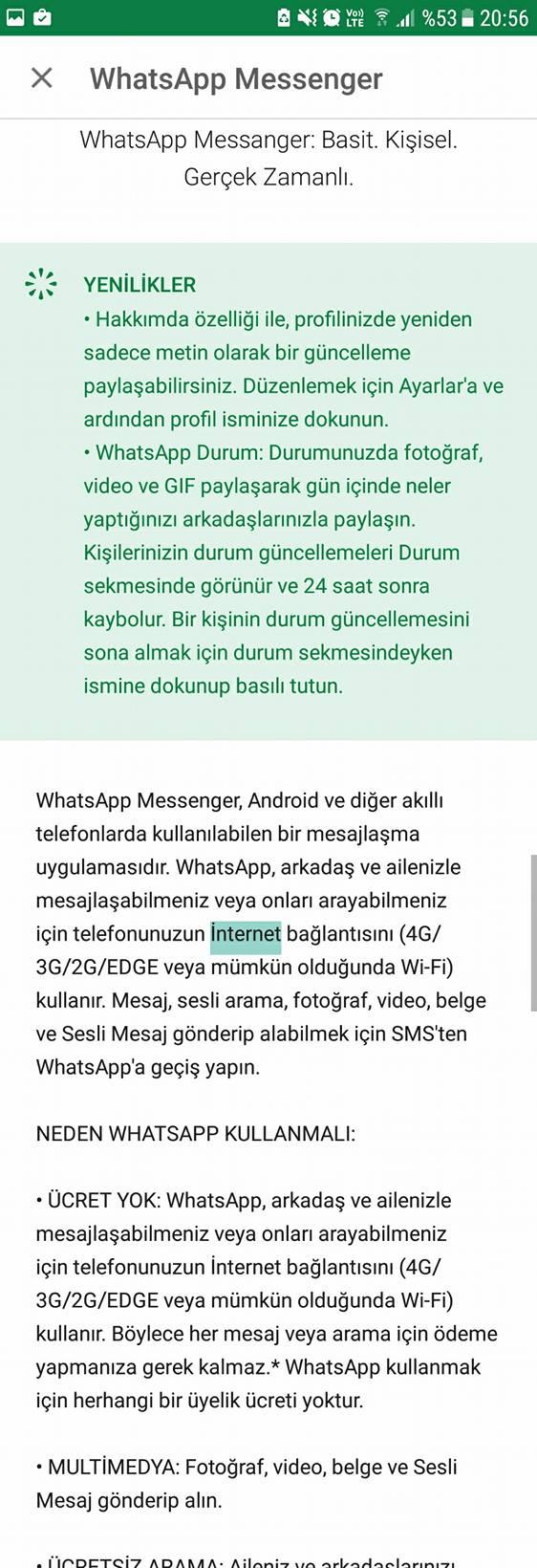 Yeni WhatsApp Güncellemesi Yayınlandı! 2 Yeni WhatsApp Güncellemesi Yayınlandı!