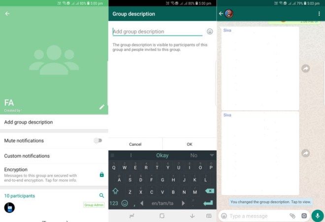 WhatsApp Grup Açıklaması Özelliği Tüm Kullanıcılara Sunuldu 2 WhatsApp Grup Açıklaması Özelliği