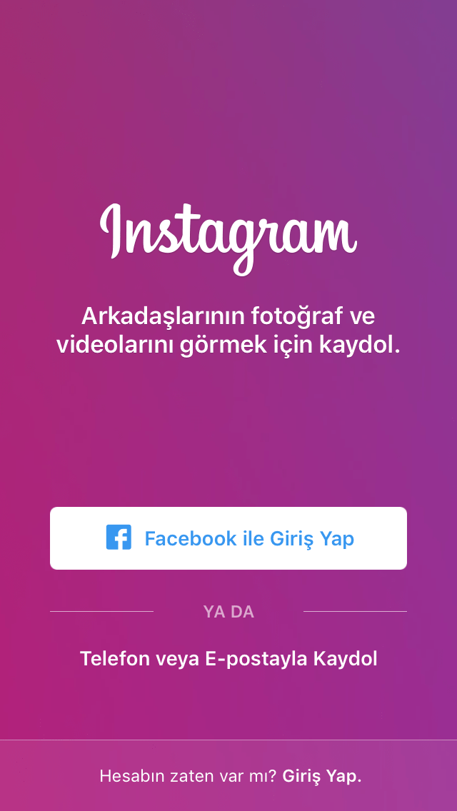Instagram' a Facebook ile Giriş Yapma Nasıl Yapılır? 2 Instagram Facebook ile Giriş Yapma