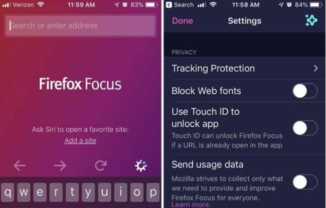 Mozilla Firefox Focus'la Reklamsız İnternet Deneyimi 2 Mozilla Firefox Focus