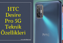 HTC Desire 21 Pro 5G Teknik Özellikleri 57 HTC Desire 21 Pro 5G Teknik Özellikleri