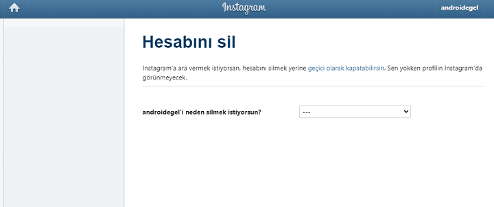 İnstagram Hesap Silme Kapatma Nasıl Yapılır? 3 instagram hesabı silme kapatma