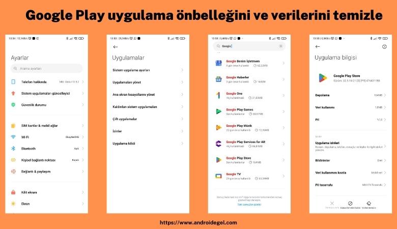 Google Play indirme bekleniyor sorunu nasıl çözülür? 8 google play uygulama onbellegini ve verilerini temizle