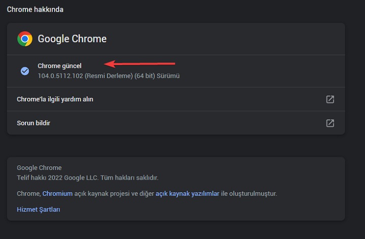 chrome-sürüm-kontrol-etme chrome surum kontrol etme
