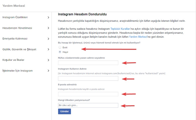 instagram-spam-kaldirma-linki instagram spam kaldirma linki