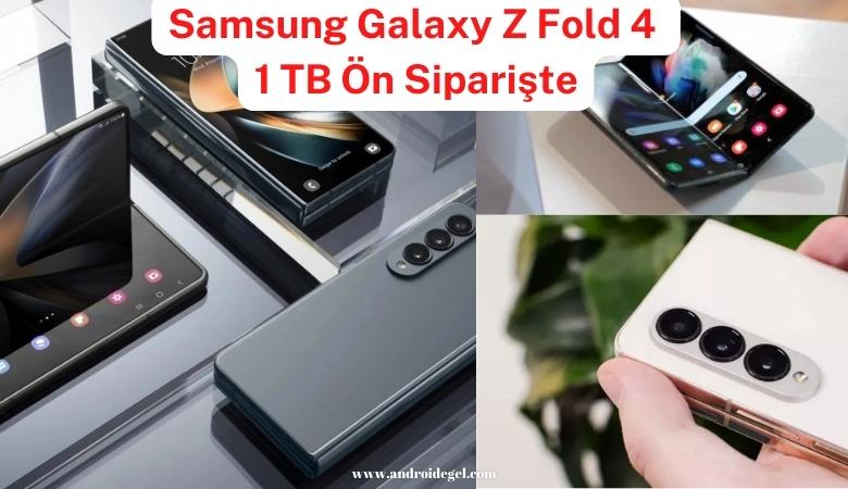 Samsung Galaxy Z Fold 4'te microSD kart yuvası yok 2 Samsung Galaxy Z Fold 4 1 TB Ön Siparişte