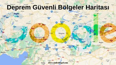 Güvenli Bölgeler Haritası - Google 32 guvenli bolgeler haritasi deprem google